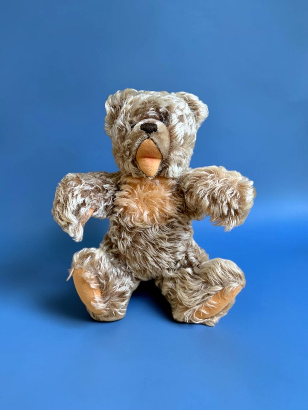 Steiff Zotty Bear Plush Doll German Mohair Jointed Collectors VTG 14"